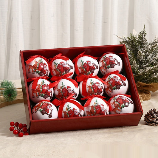 Bola Navideña de Impresión Exquisita - Adorno para Árbol de Navidad - Image 7