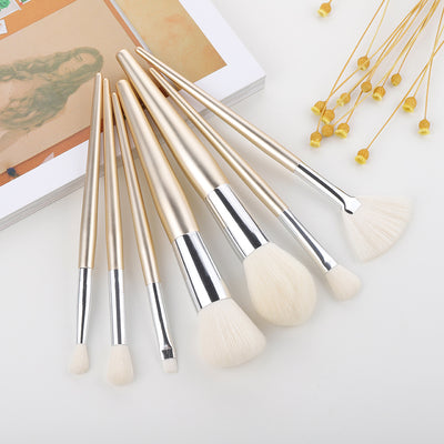 Set de Brochas de Maquillaje con Patrón Gota de Agua - Image 11