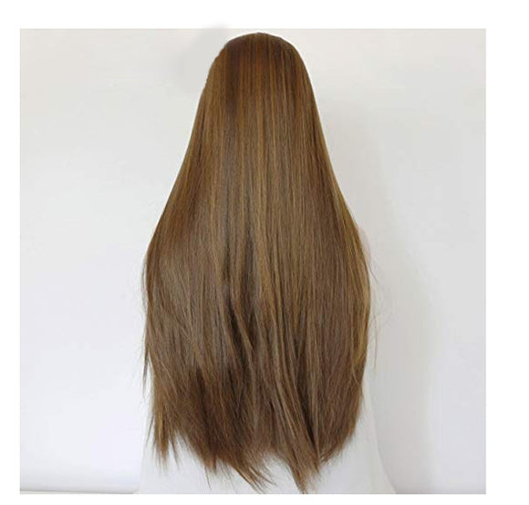 Cabello Castaño Liso Natural