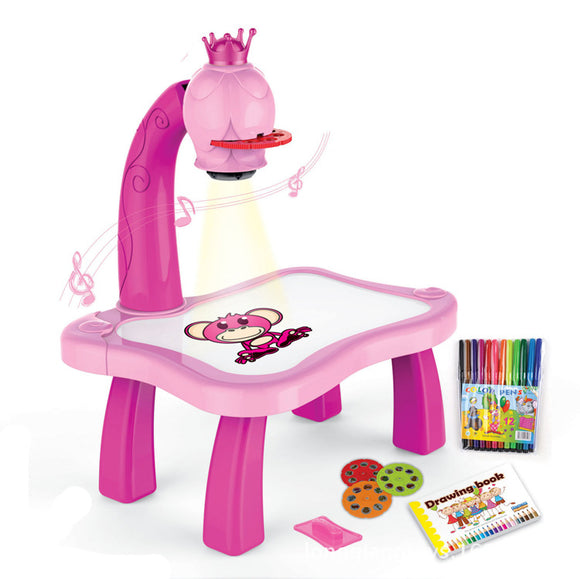 Mesa Proyectora Inteligente para Dibujar y Pintar Infantil