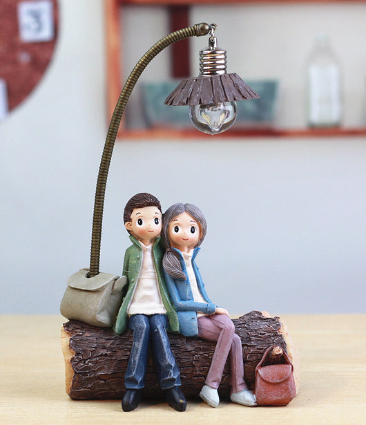 Luz Nocturna Romántica para Parejas - Diseño Zakka Creativo - Image 12