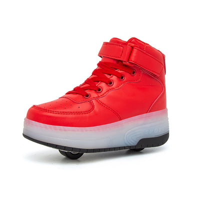 Zapatillas Deportivas Altas con Luces LED y Carga Inalámbrica - Image 5