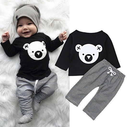Conjunto Infantil Koala Pantalón Rayas - Dos Piezas
