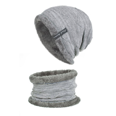Gorro de Lana Tejido con Diseño Diagonal y Protección para Barbilla - Image 15