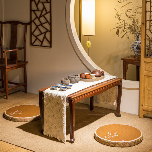 Cojín de Meditación Zabuton - Asiento Tradicional Japonés para Yoga y Mindfulness - Image 5
