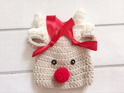 Disfraz Fotográfico Navideño: Gorro Bola Roja con Nariz de Payaso para Niños - Image 8