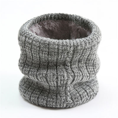 Bufanda Tejida de Rayas Anchas con Forro Polar para Hombre - Image 18