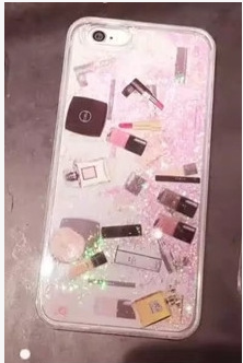 Funda Móvil con Patrón Cosmético y Líquido Dinámico - Image 8