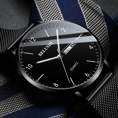 Reloj Cuarzo Hombre Casual Ejecutivo Resistente al Agua con Esfera Luminosa - Image 5