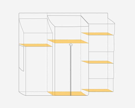 Organizador Colgante Universal para Cunas - Almacenamiento de Artículos del Bebé - Image 4