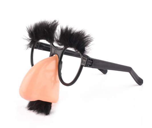Gafas Divertidas Temática Halloween con Peluca - Accesorios para Fiestas y Disfraces