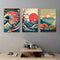 Cuadro Decorativo Amanecer con Flores de Cerezo para Sala y Dormitorio