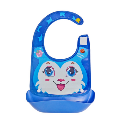 Babero infantil impermeable con bolsillo coleccionable de silicona - Image 7