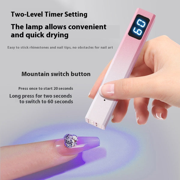 Lámpara LED de Fotopolimerización para Uñas de Gel - Alta Potencia