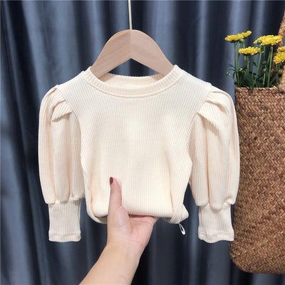 Blusa Infantil con Mangas Abullonadas - Camisa de Algodón para Niña - Image 22