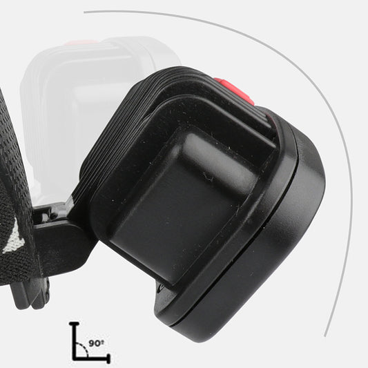 Linterna Frontal LED COB de Largo Alcance con Batería Recargable USB - Image 2