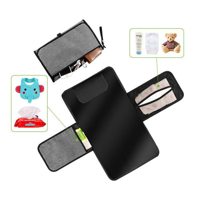 Cambiador Portátil Plegable Impermeable para Bebé con Bolsa de Almacenamiento - Image 3