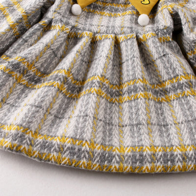 Vestido de Niña Cuadrille Acolchado para Otoño e Invierno - Image 5