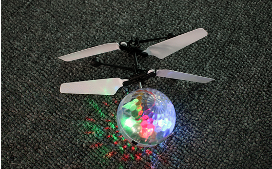 Lámpara Colgante Bola de Cristal con Luz LED Inductiva Multicolor - Image 7