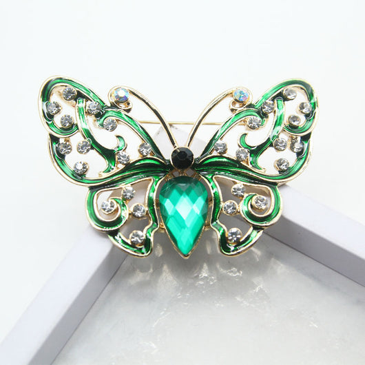 Broche Mariposa de Cristal Hueco - Image 3