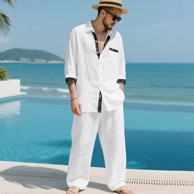 Conjunto de Lino para Hombre: Camisa y Pantalón - Image 16