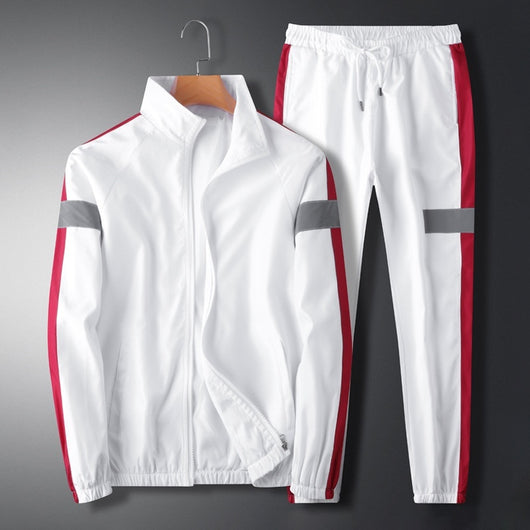 Traje Casual Hombre Cuello Mao Estilo Coreano Suelto Chaqueta Deportiva y Pantalón Cargo - Image 10