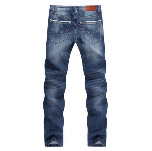 Pantalones Vaqueros Azules Slim Fit Ligeros para Verano
