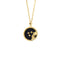 Sterling Plateado Zodiac Negro shell Aquarius