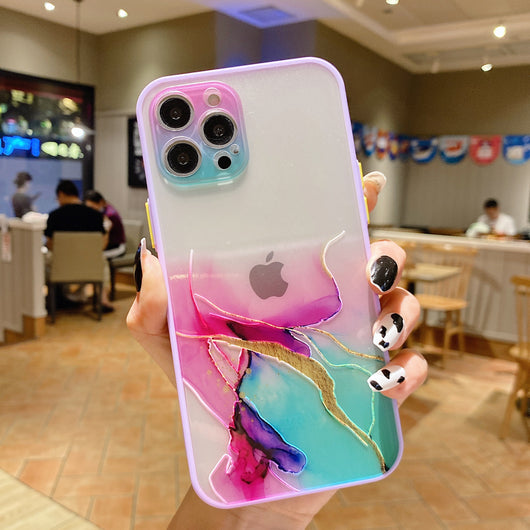 Funda para Celular con Diseño Acuarela Concha y Contraste de Colores - Image 11