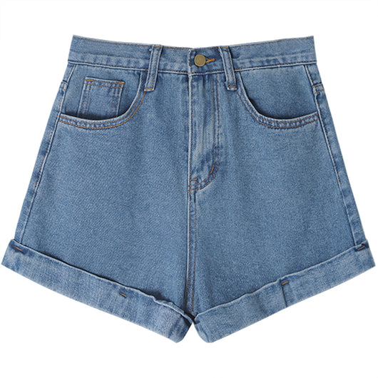 Shorts de Mezclilla Cintura Alta con Diseño Exclusivo para Mujer - Image 13