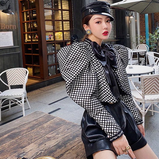 Chaqueta Slim con Mangas Puff - Image 7