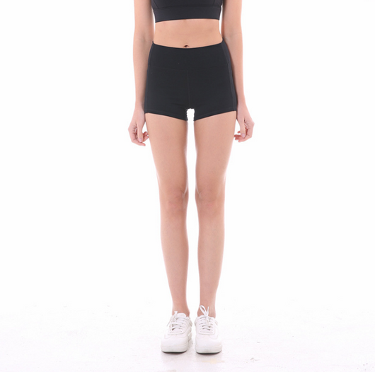 Shorts Deportivos Mujer Cintura Alta Control Abdominal Nylon Suave - Image 8