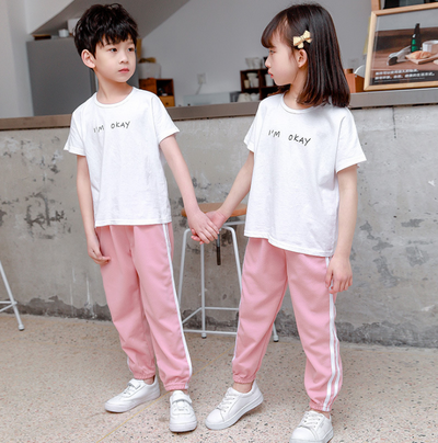 Pantalones deportivos holgados de seda de hielo para niños - Image 9