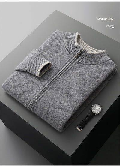 Conjunto de Sweater Tejido con Cuello Semicerrado y Cierre de Cremallera - Image 17