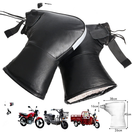 Guantes de Motocicleta Impermeables Térmicos con Aislamiento Reforzado - Image 11