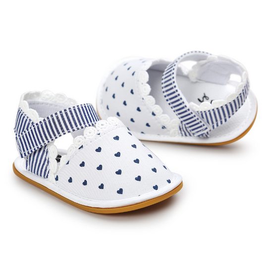 Sandalias de Encaje para Bebé con Suela Suave de Algodón - Image 2