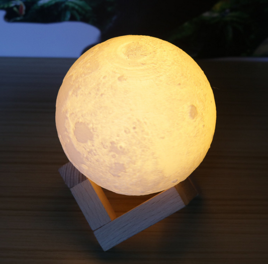 Lámpara Luna Serenidad - Luz Nocturna 3D - Image 2