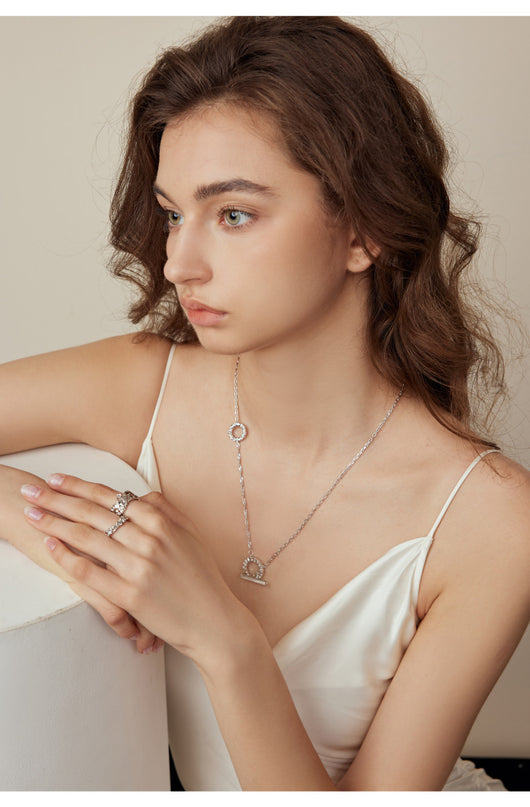 Anillo de Diseño Francés Nicho Lujo Ligero con Temperamento - Image 14
