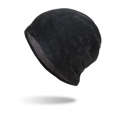 Gorro de Invierno Hombre Terciopelo Pana Tejido Térmico - Image 7