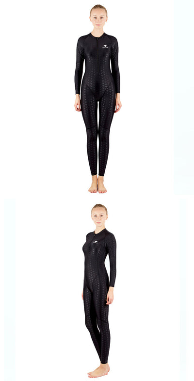 Traje de Baño Shark Skin con Cierre y Protección Solar - Image 9