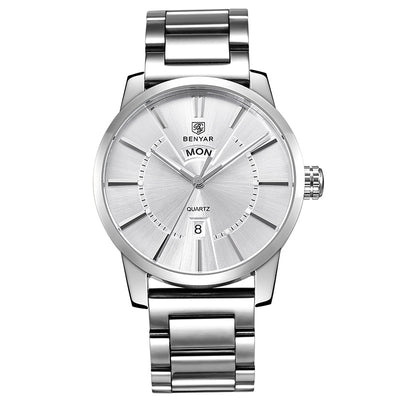 Reloj Deportivo Binya Fashion con Correa de Acero Inoxidable Resistente al Agua - Image 11