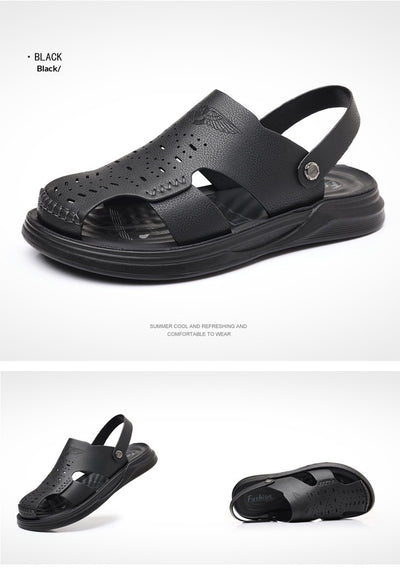 Sandalias de Cuero Genuino - Comodidad Total para Conducir y Actividades Exteriores - Image 6