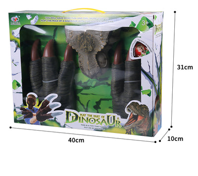 Set de Disfraz Dinosaurio con Máscara, Garras y Accesorios de Juego - Image 6