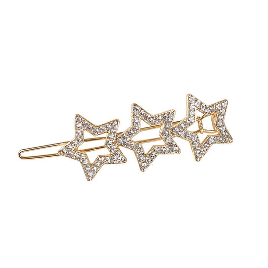 Clip para cabello con estrella de cristales brillantes - Image 2