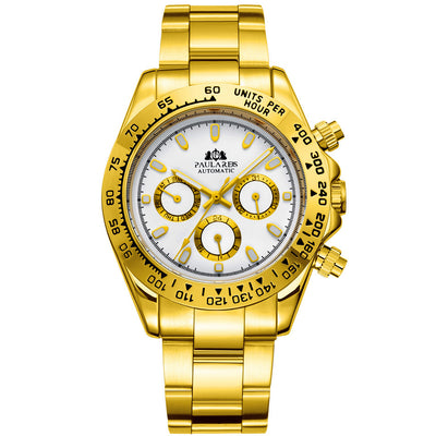 Reloj Automático Mecánico Multifunción Luminoso Azul Hielo para Hombre - Image 13