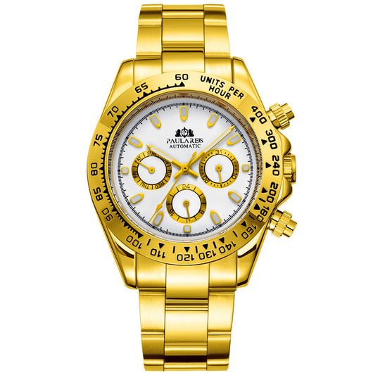 Reloj Automático Mecánico Multifunción Luminoso Azul Hielo para Hombre - Image 13