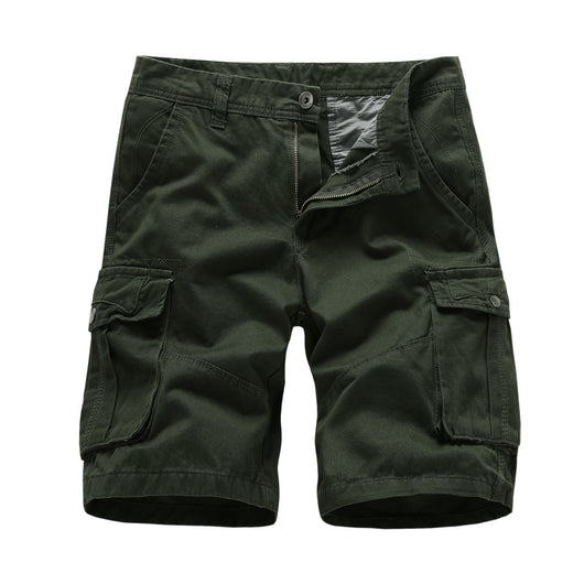 Pantalones Cortos Cargo Talla Grande con 5 Bolsillos - Image 4