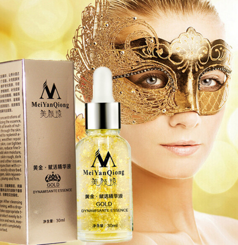 Crema Facial de Oro 24K Anti Arrugas con Colágeno e Ácido Hialurónico