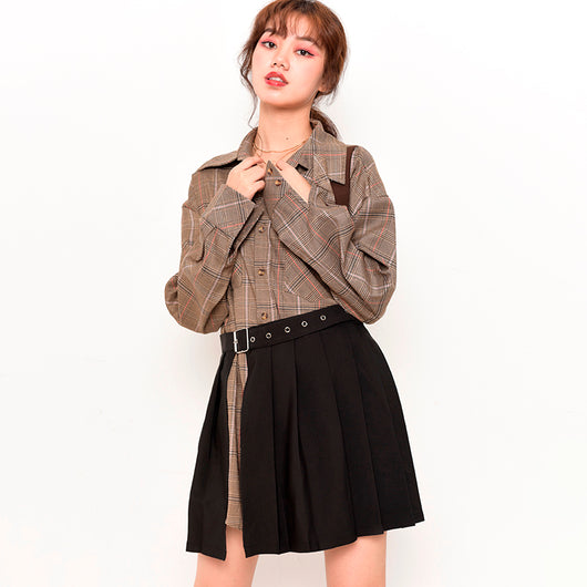 Conjunto Falda Sastre Cuadros para Mujer - Image 2