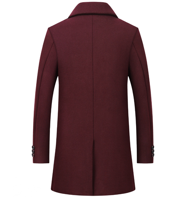 Men's Wool Coat - Elegance and Warmth